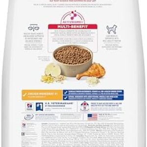 Pet Supplies  Hill’s Science Diet Adult 7+, Senior Adult 7+ Premium Nutrition, Small Kibble, Dry Dog Food, Chicken, Brown Rice, & Barley, 15 lb Bag :
