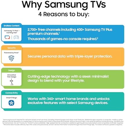 Samsung 50-Inch Class Crystal UHD U8000F 4K Smart TV (2025 Model) Endless Free Content, Crystal Processor 4K, MetalStream Design, Knox Security, Alexa Built-in : Electronics - Image 6