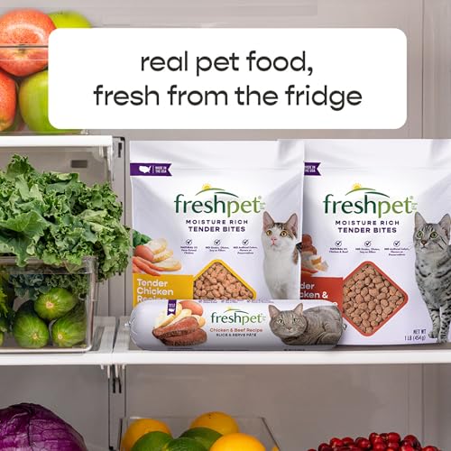 Select Freshpet Chicken & Cat Food, 1 Pound Beef, 16 Ounce : Pet Supplies - Image 3