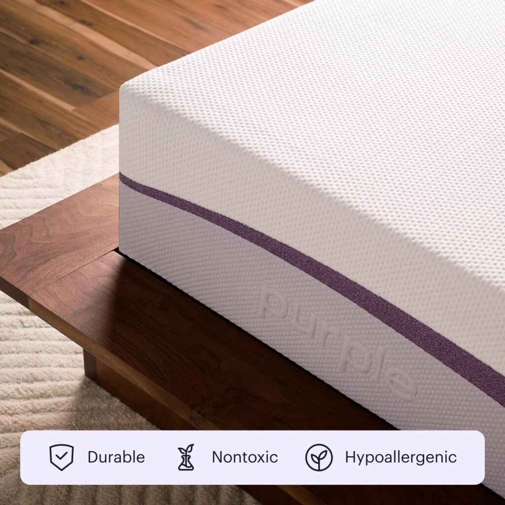 King size purple mattress for better sleep