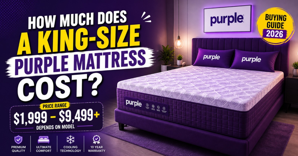 How much does a king size purple mattress cost